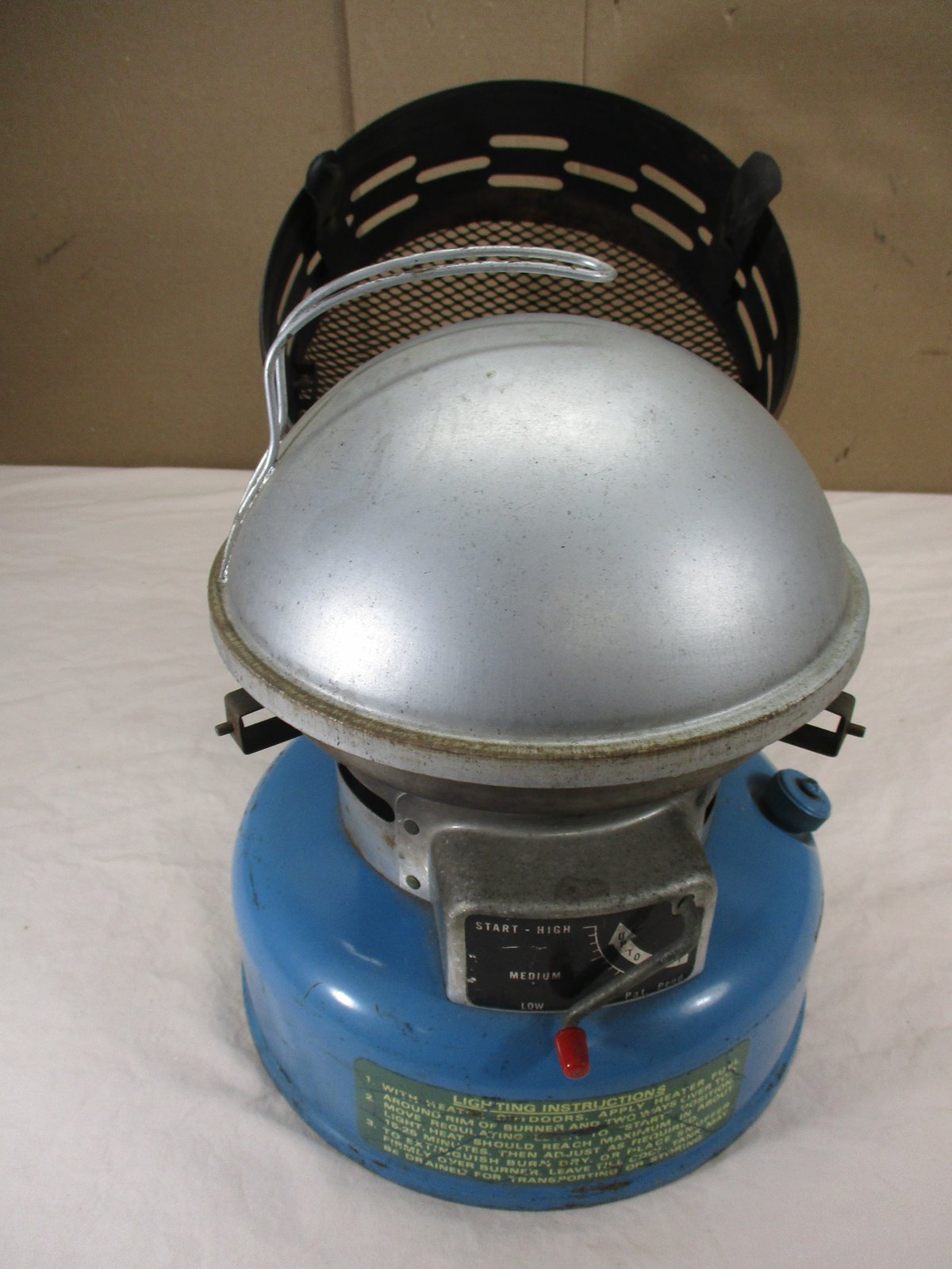 Vintage 1969 Sears COLEMAN Tent Gasoline Heater Catalytic Outdoor