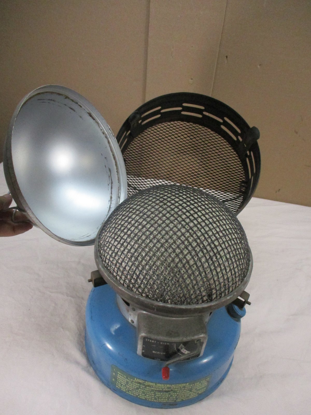 Vintage 1969 Sears COLEMAN Tent Gasoline Heater Catalytic Outdoor