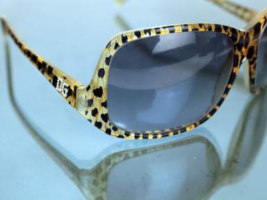 Dolce Gabbana D&G 6495 792 Brown Leopard Sun Glasses Used Italy