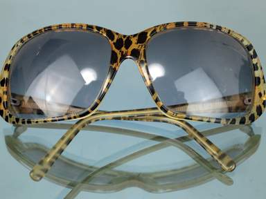 Dolce Gabbana D&G 6495 792 Brown Leopard Sun Glasses Used Italy
