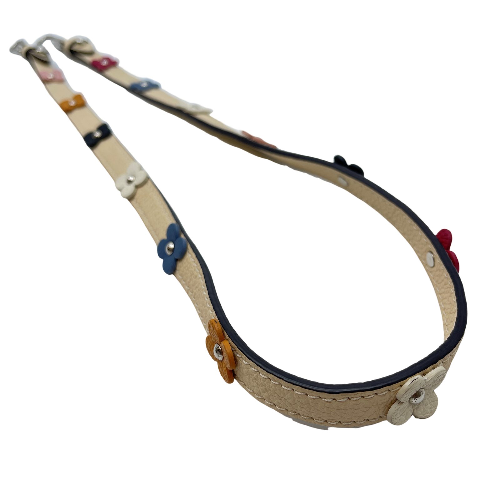 Authentic LOUIS VUITTON Multi Flower Shoulder Strap Beige Authentic LOUIS VUITTON Multi Flower Shoulder Strap Beige