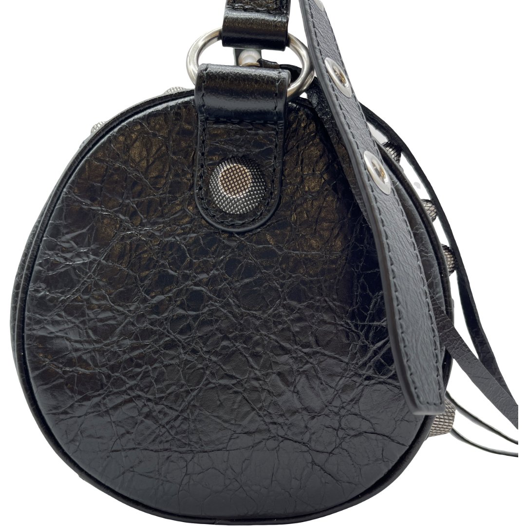 Auth BALENCIAGA Le Cagole Shoulder Bag 771716210KR1000 Black