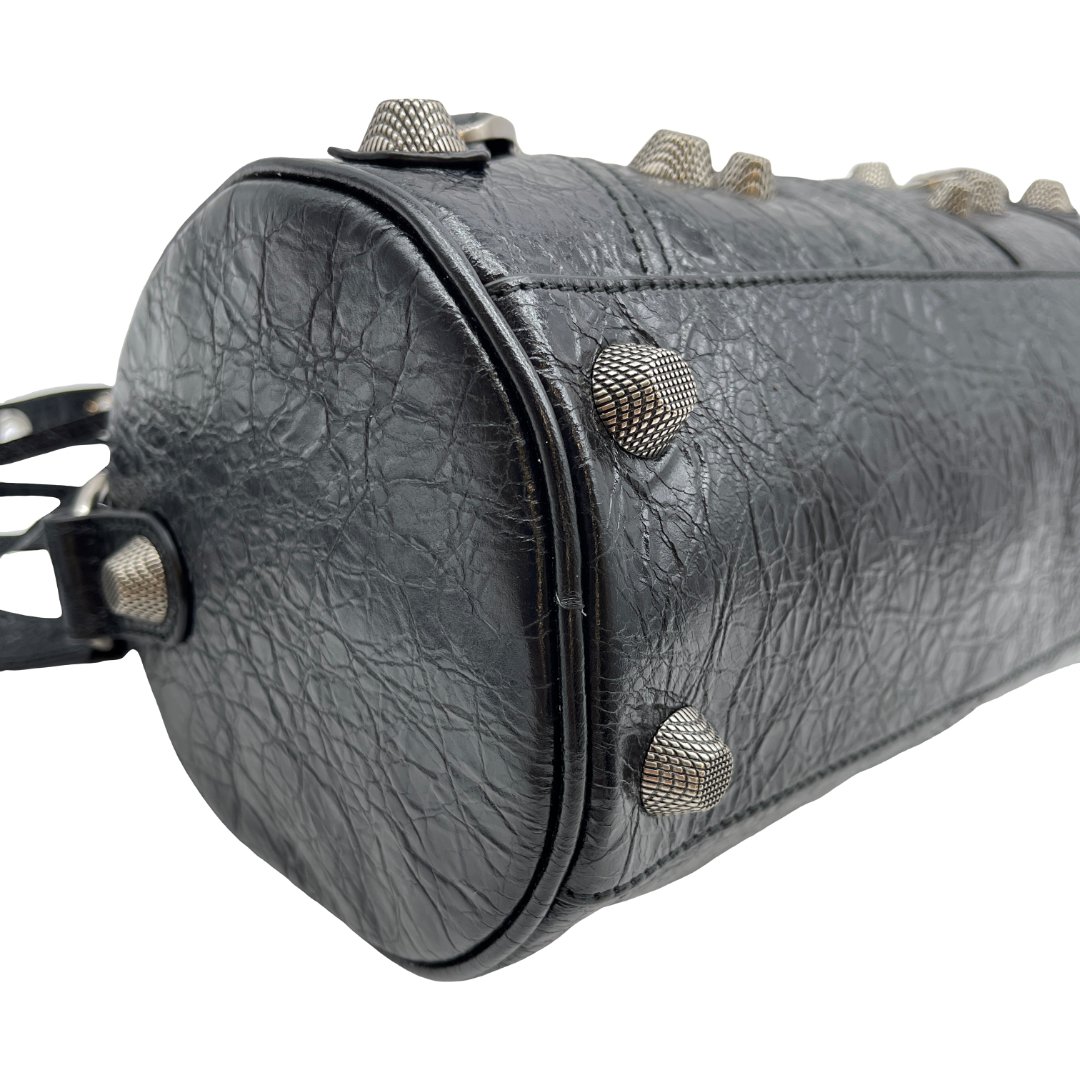 Auth BALENCIAGA Le Cagole Shoulder Bag 771716210KR1000 Black
