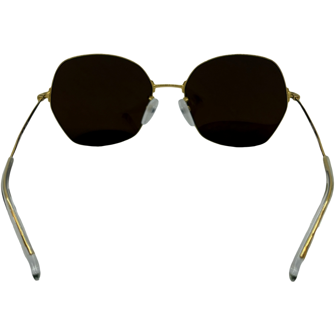 Authentic BALENCIAGA Sunglasses BB0014S Brown Metallic  display picture 3