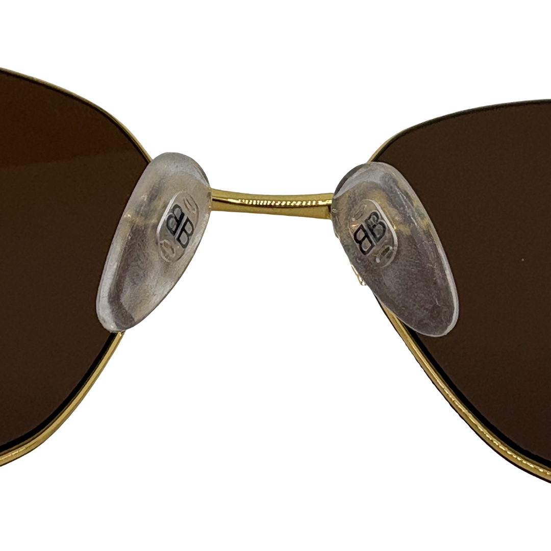Authentic BALENCIAGA Sunglasses BB0014S Brown Metallic  display picture 2