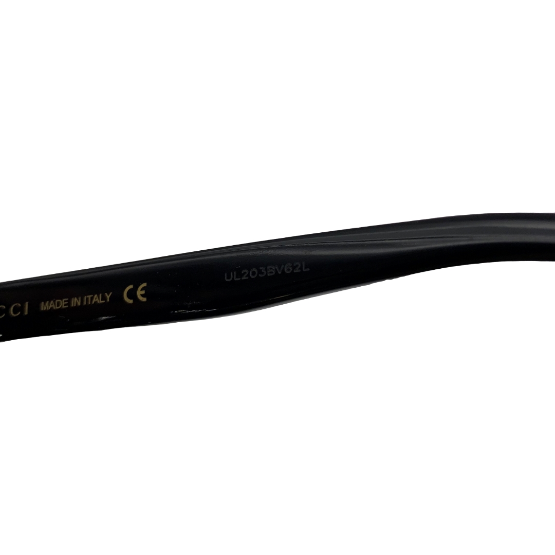 Authentic GUCCI Line Stone Sunglasses GG0419SA Black Resin  display picture 1