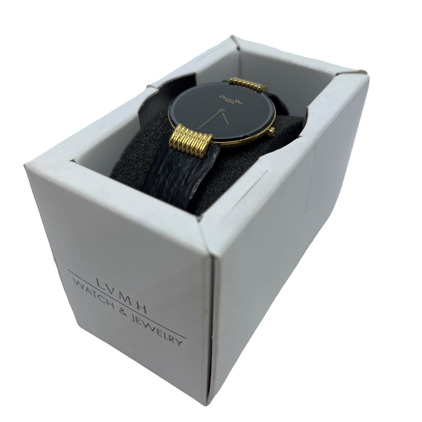 Authentic Christian Dior Leather Belt Quartz Wristwatch 2270 Authentic Christian Dior Leather Belt Quartz Wristwatch 2270