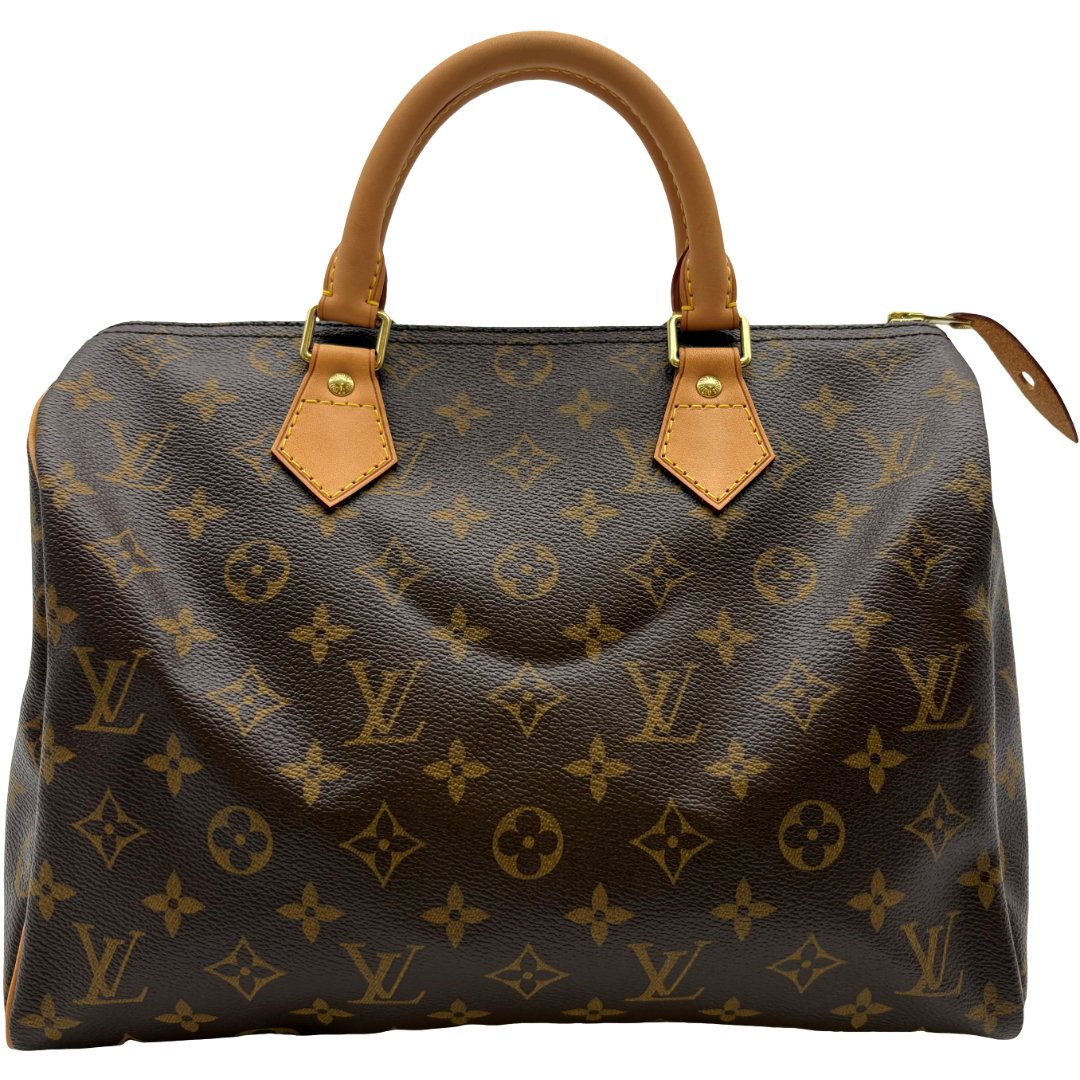 Authentic LOUIS VUITTON Speedy 30 Hand Bag M41526 Monogram Authentic LOUIS VUITTON Speedy 30 Hand Bag M41526 Monogram