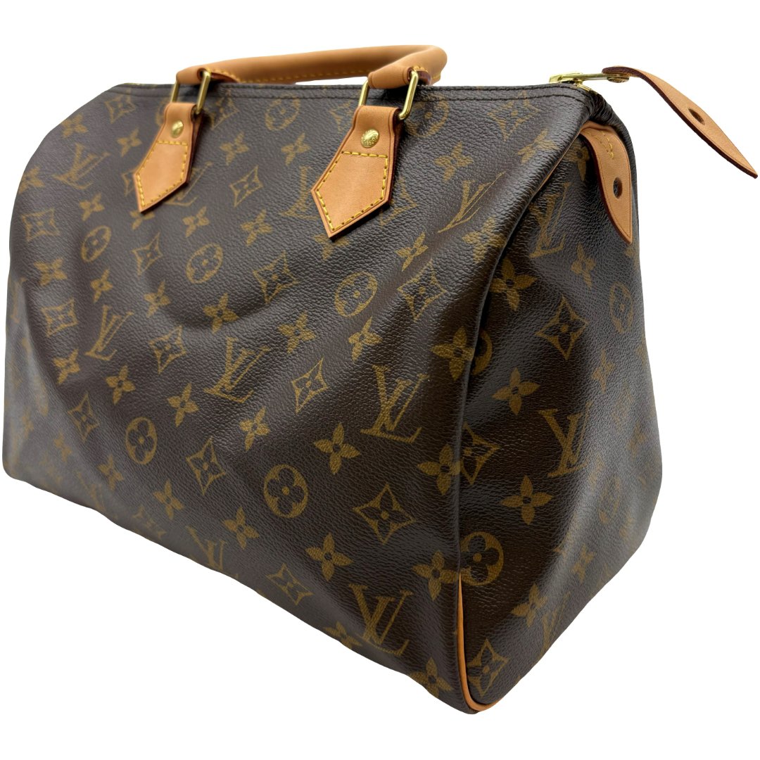 Authentic LOUIS VUITTON Speedy 30 Hand Bag M41526 Monogram