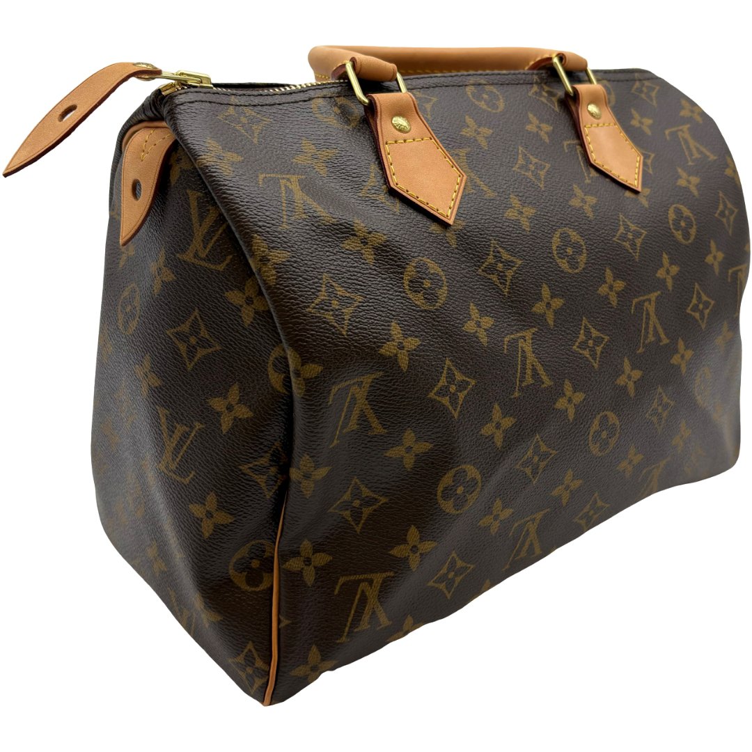 Authentic LOUIS VUITTON Speedy 30 Hand Bag M41526 Monogram