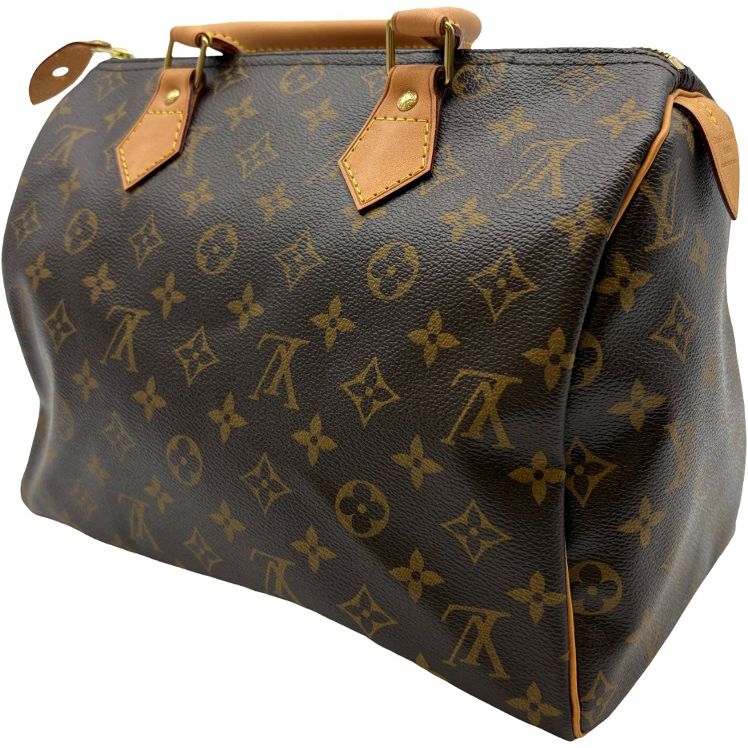 Authentic LOUIS VUITTON Speedy 30 Hand Bag M41526 Monogram