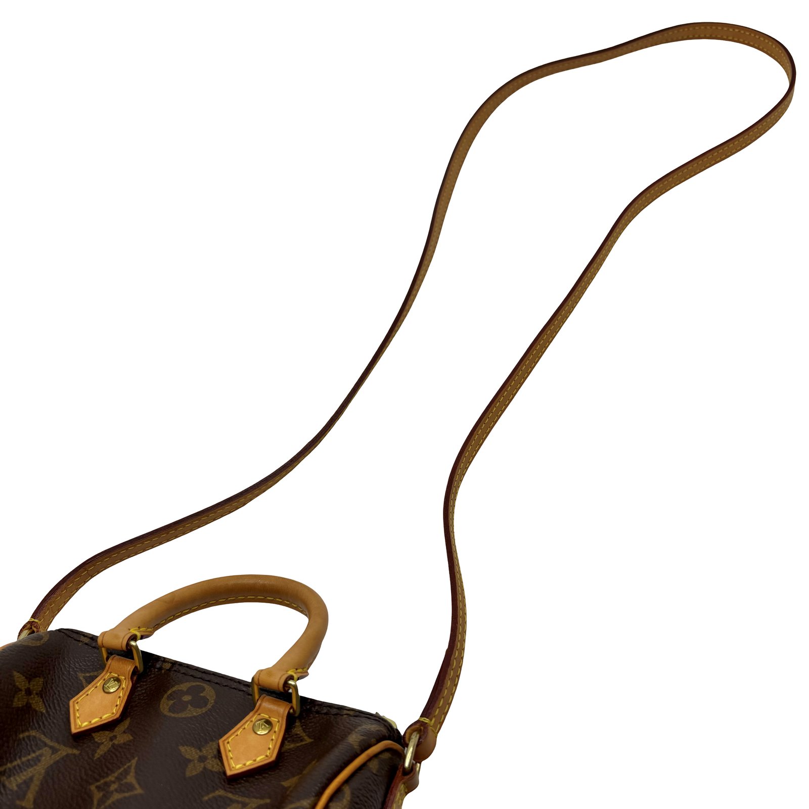 Auth LOUIS VUITTON Nano Speedy 2WAY Hand Bag M41534 Monogram