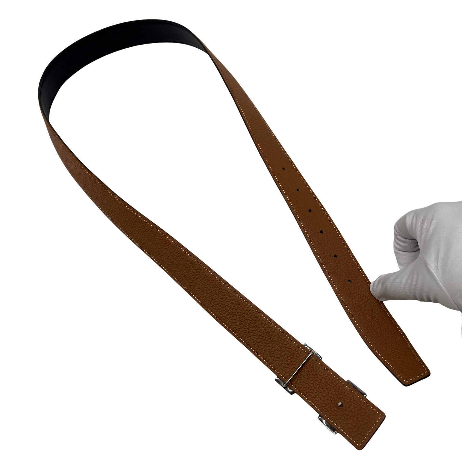 Auth HERMES Quizz Touareg Belt Buckle & Reversible Leather Auth HERMES Quizz Touareg Belt Buckle & Reversible Leather