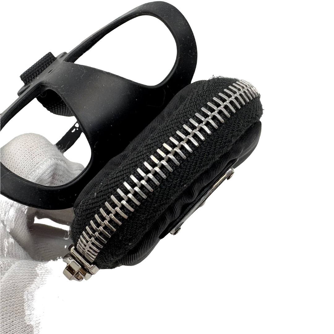 Authentic PRADA Tessuto With Pouch Smart Phone Holder Black Rubber