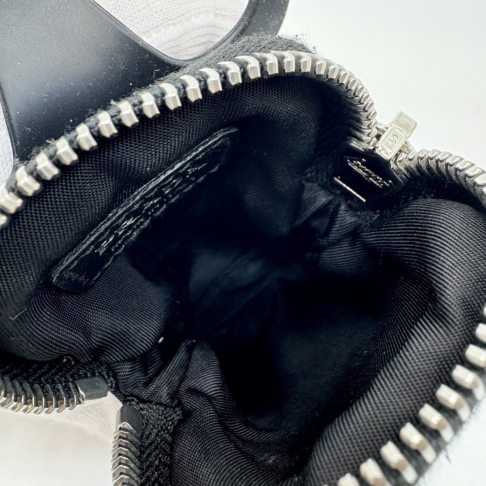 Authentic PRADA Tessuto With Pouch Smart Phone Holder Black Rubber