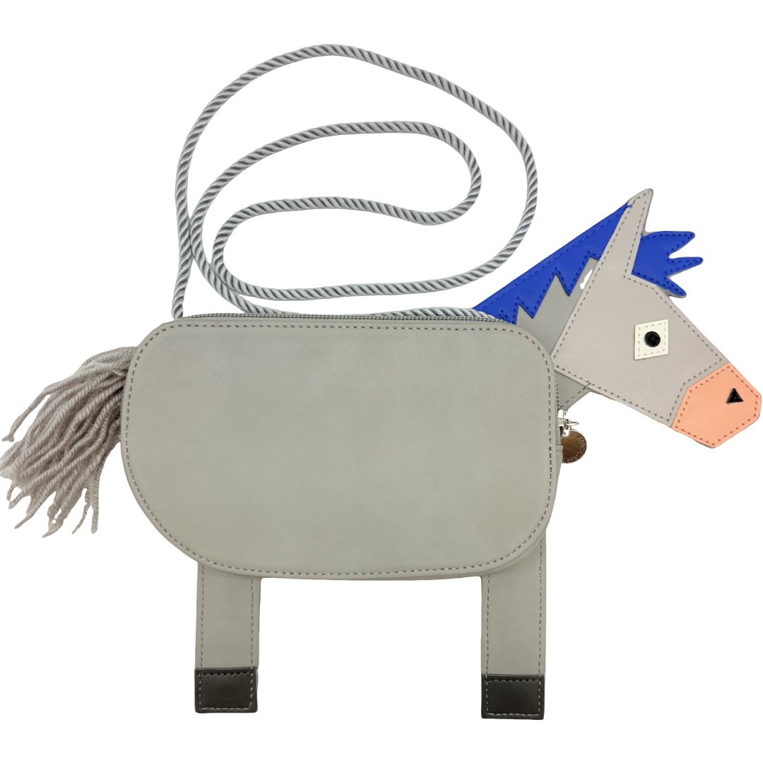 Authentic Stella McCartney Donkey Shoulder Bag For Kids Gray