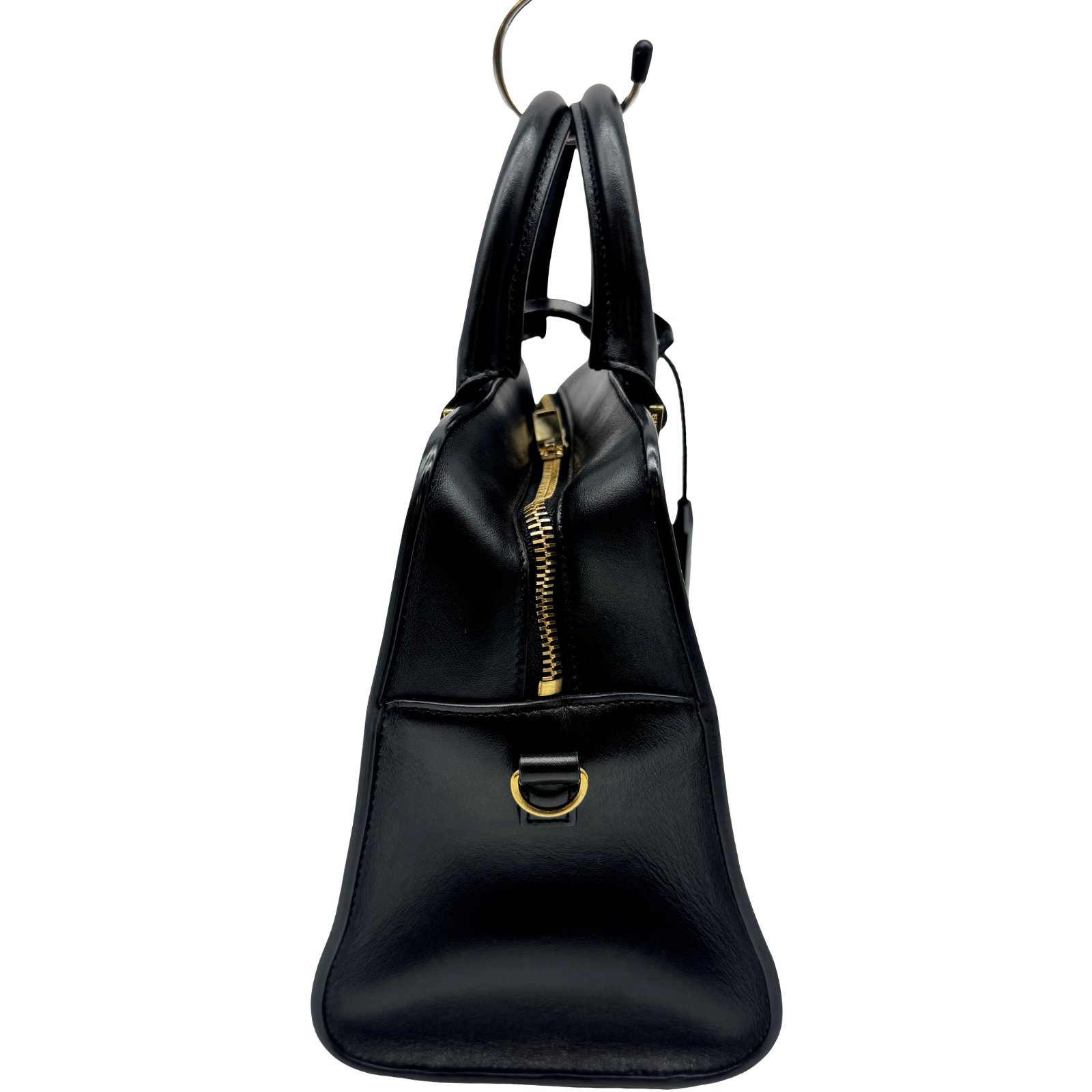 Authentic SAINT LAURENT Small Cabas Clochette Key Ring Hand