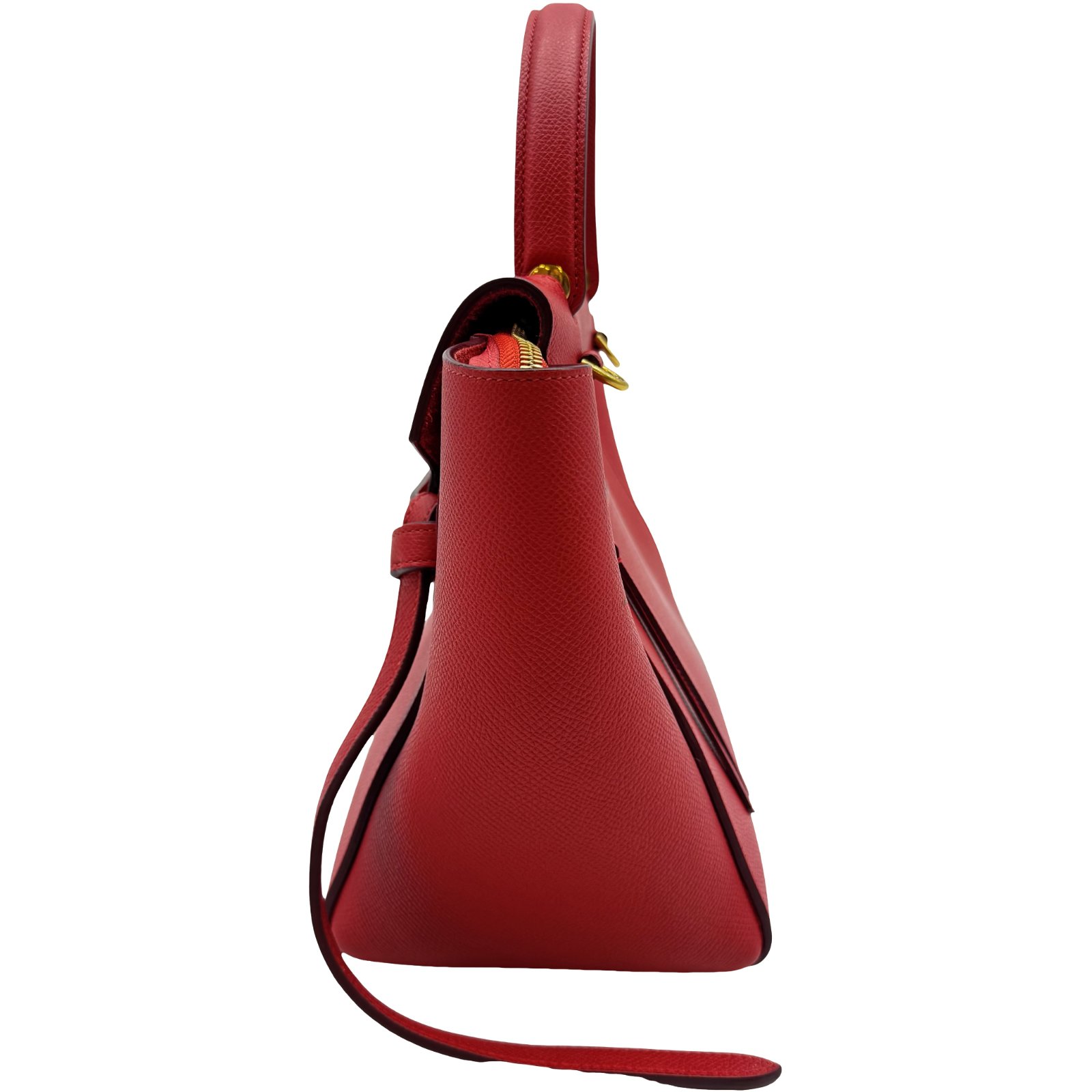 Authentic CELINE Belt Bag Mini Hand Bag 176103ZVA Red