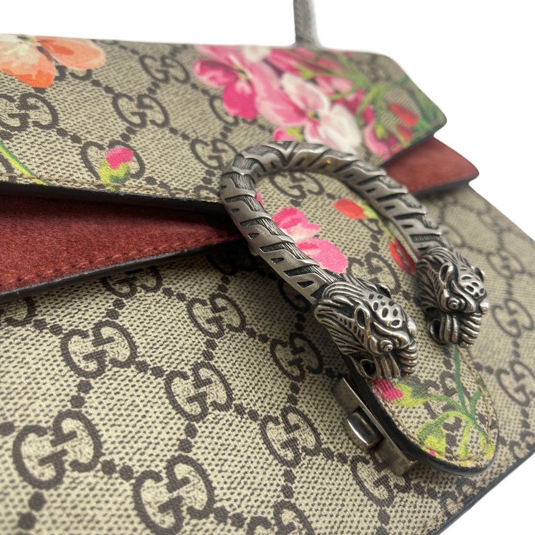 Auth GUCCI GG Brooms Dionysus PM Chain Shoulder Bag 421970