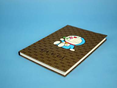 GUCCI GG Brown Doraemon Stationery Note Book Scratch Book