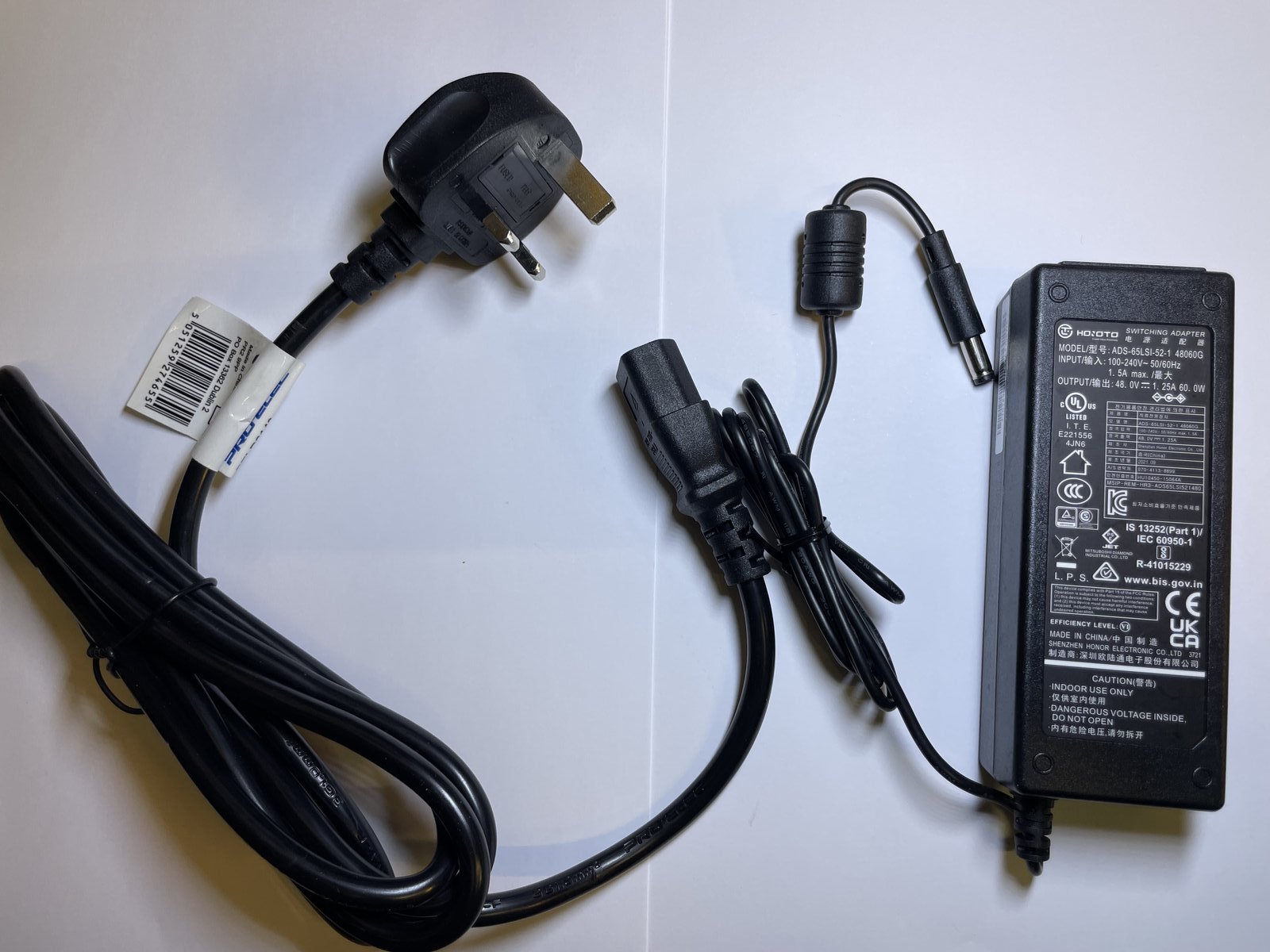 Genuine Polycom 24V Power Adapter For VVX 101 201 301 411 D Phones – Refurbished