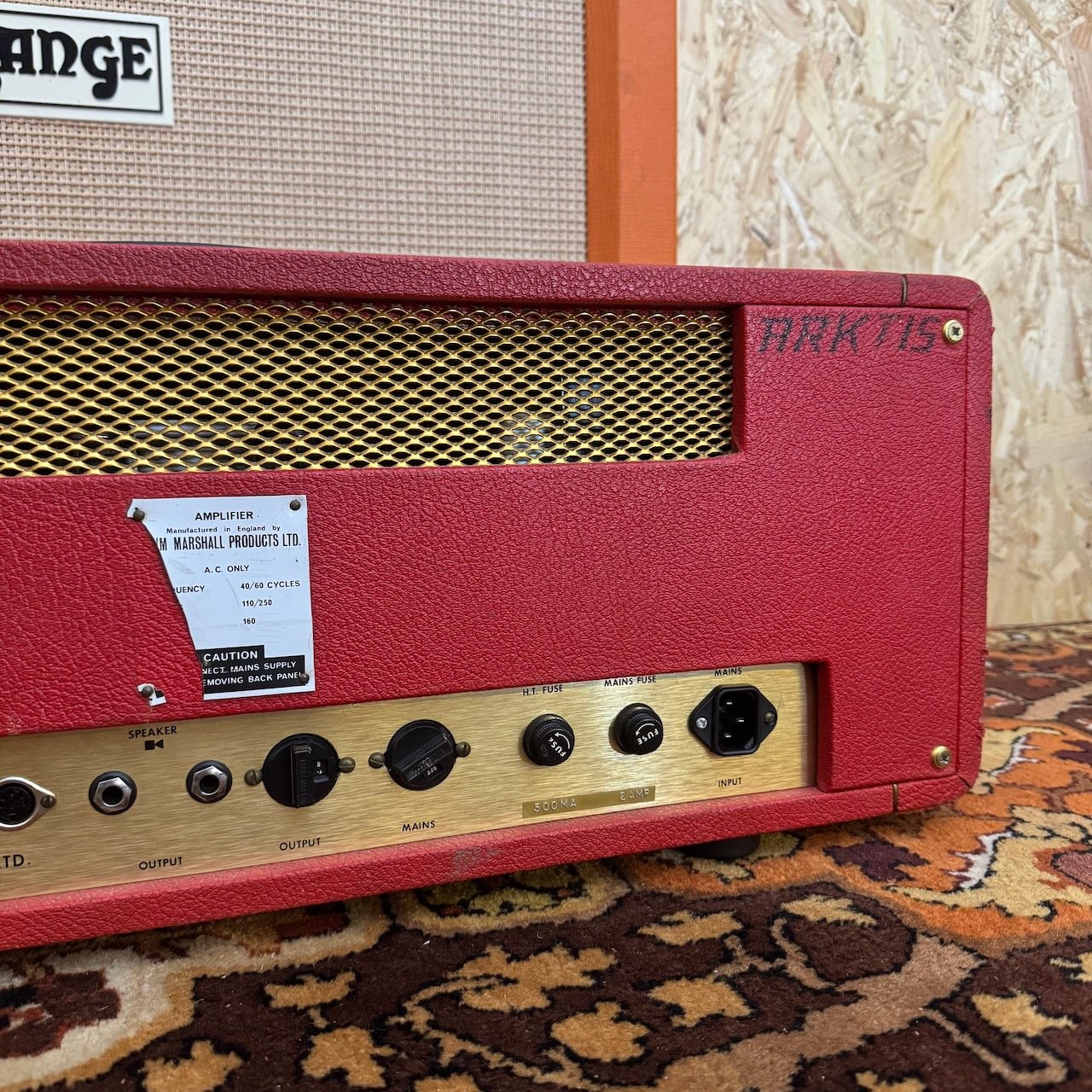 Vintage 1970 Marshall JMP Tremolo 50w *Original Red* Valve