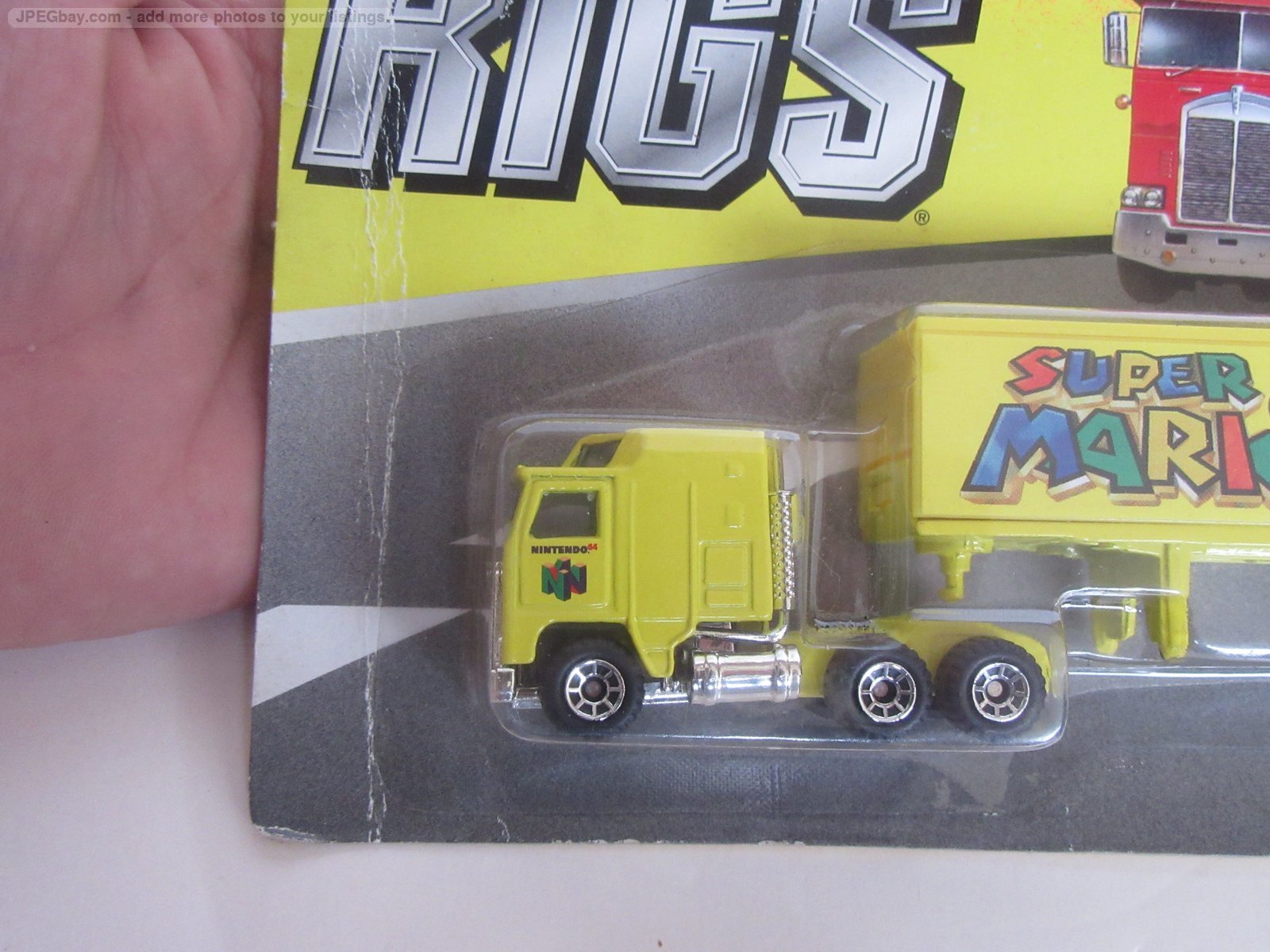 Vtg 1996 Matchbox Super Rigs #34330 Nintendo 64 Super Mario