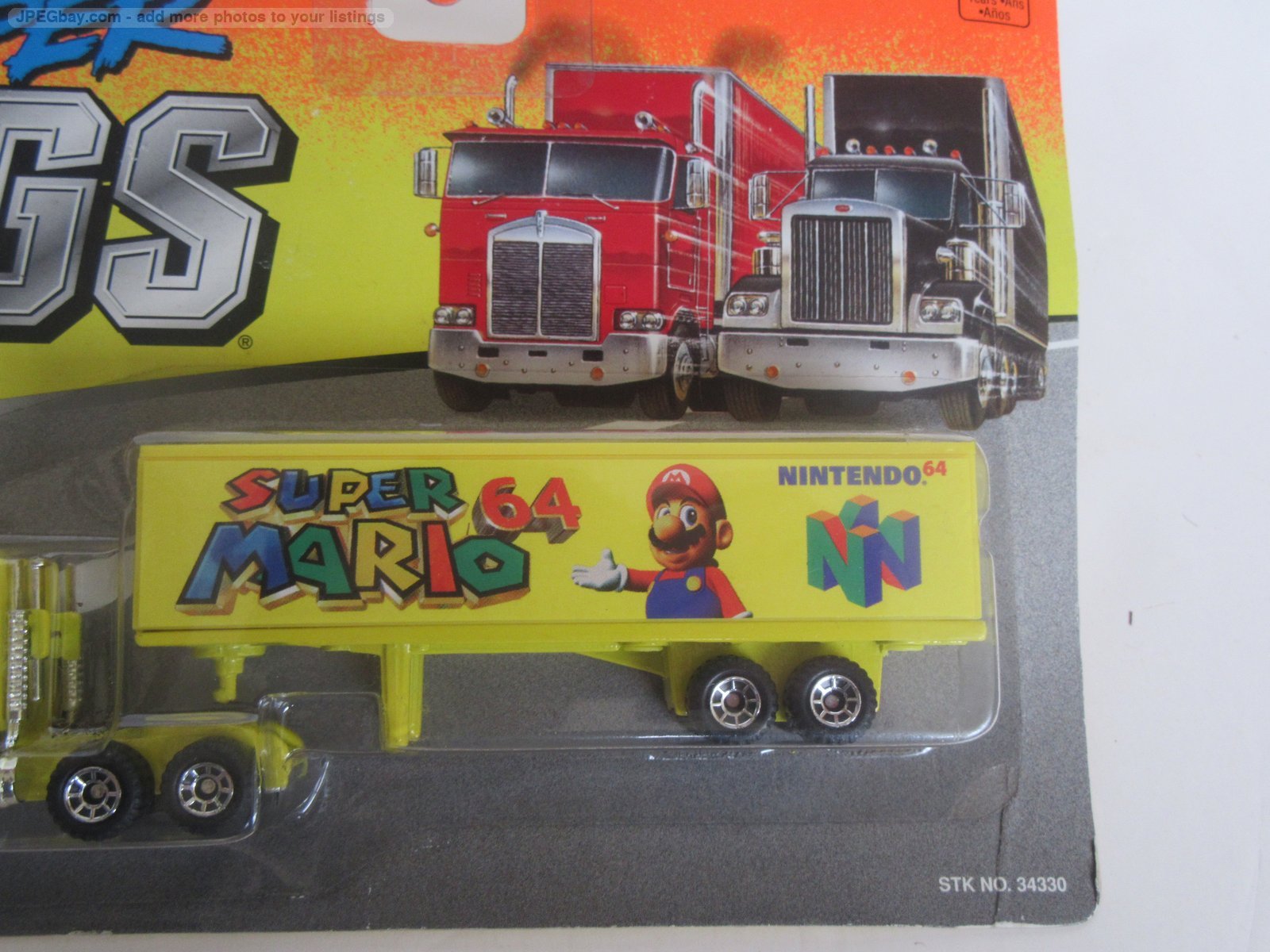 Vtg 1996 Matchbox Super Rigs #34330 Nintendo 64 Super Mario