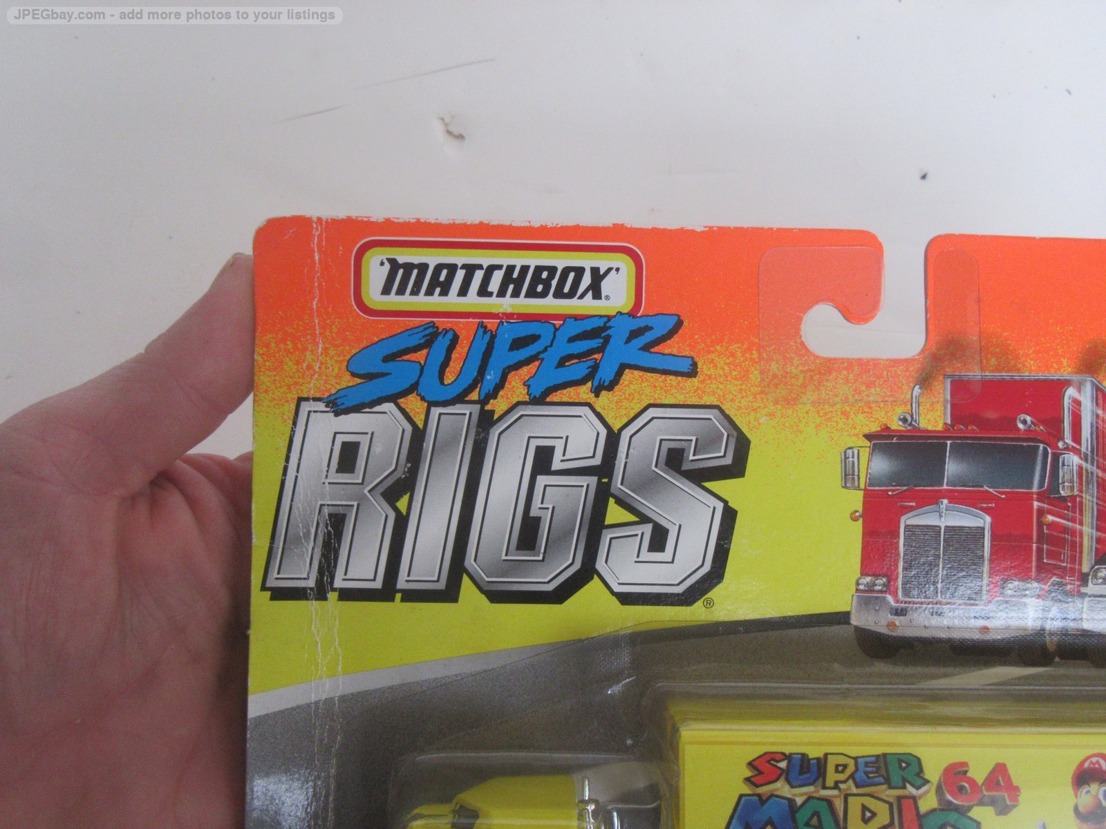 Vtg 1996 Matchbox Super Rigs #34330 Nintendo 64 Super Mario