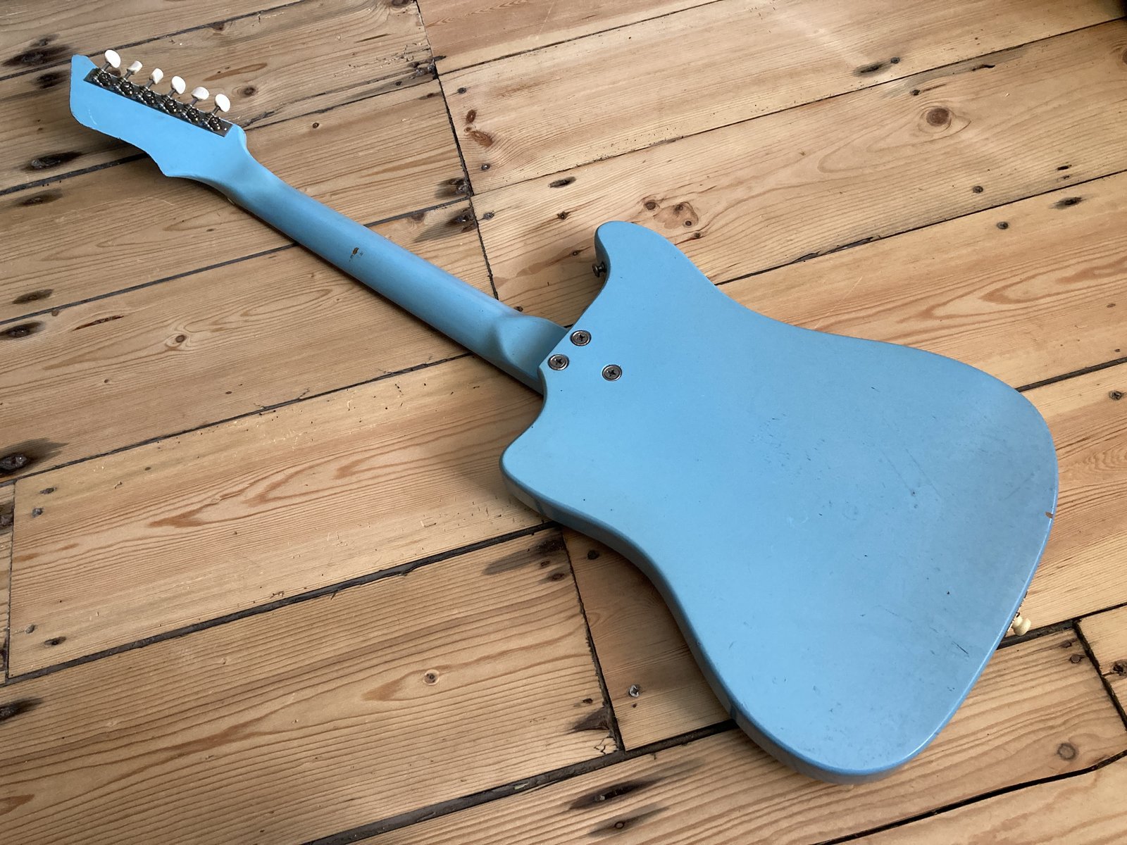 Vintage 1960s Kay K311 Teal Blue Electric Guitar Kay USA K310 | eBay