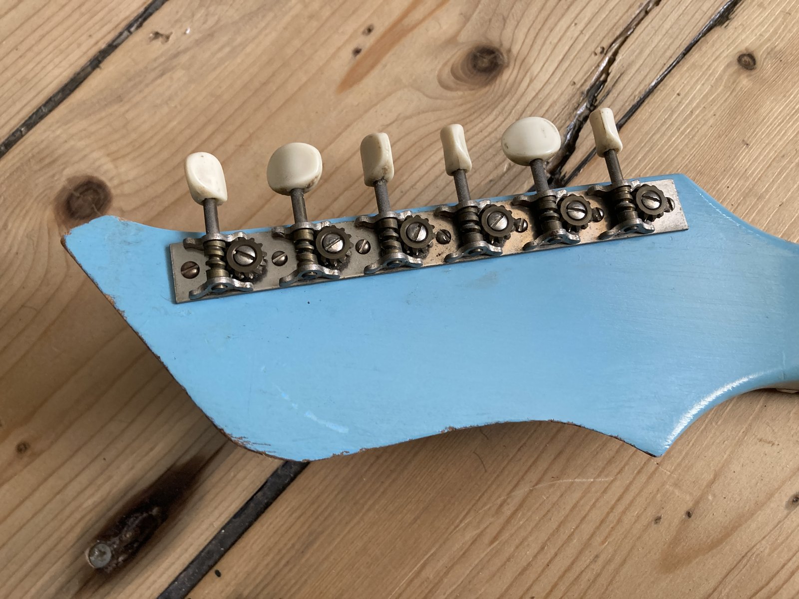 Vintage 1960s Kay K311 Teal Blue Electric Guitar Kay USA K310 | eBay