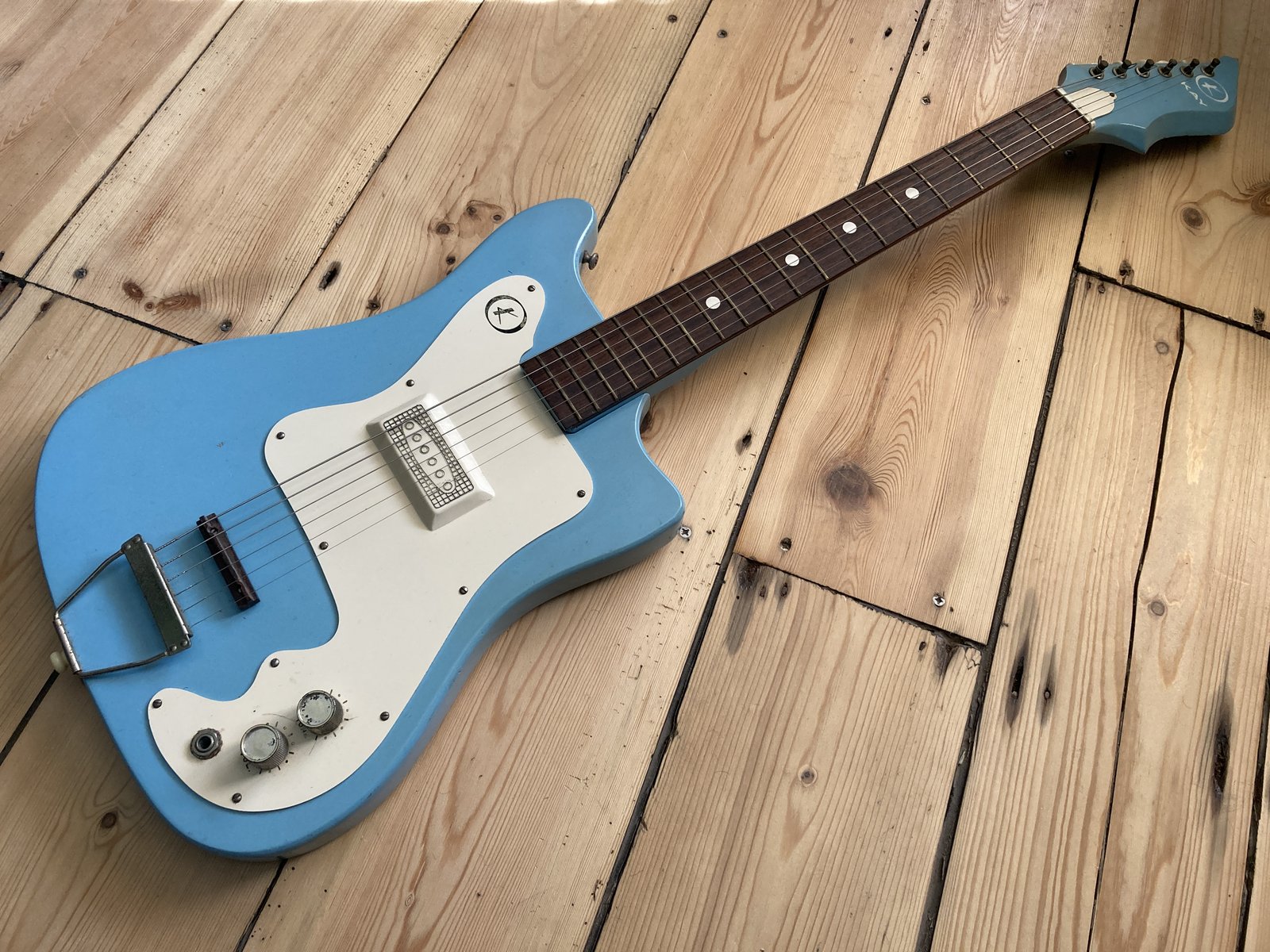 Vintage 1960s Kay K311 Teal Blue Electric Guitar Kay USA K310 | eBay