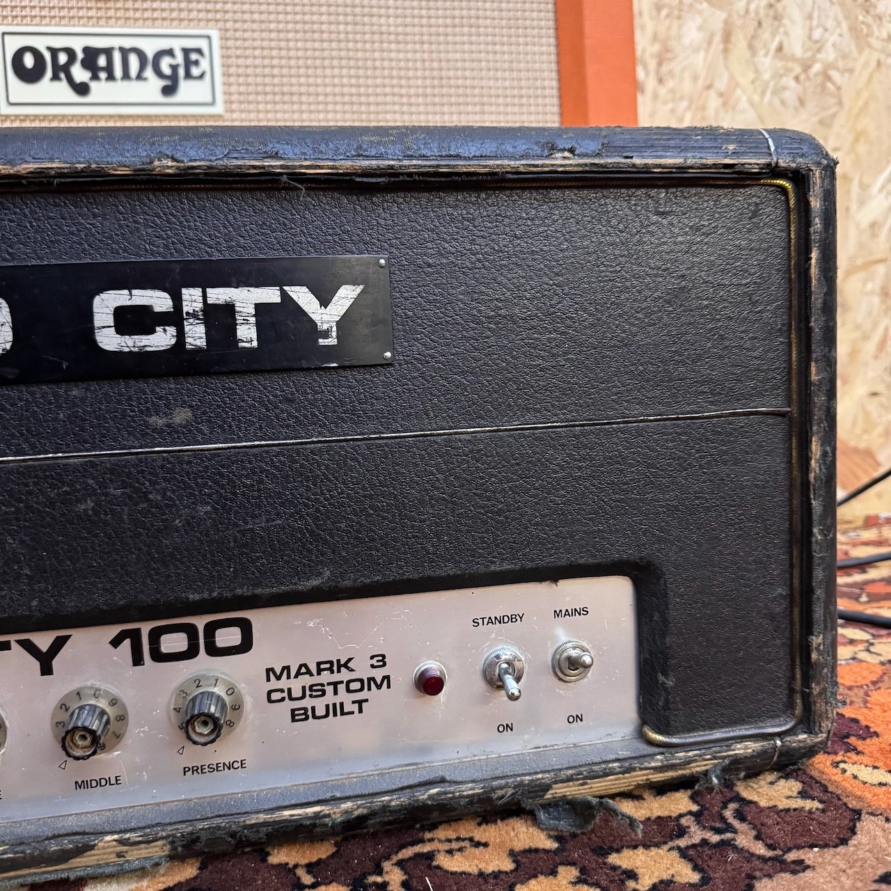 Vintage 1960s 1969 Sound City 100 Mark 3 L100 Guitar Valve
