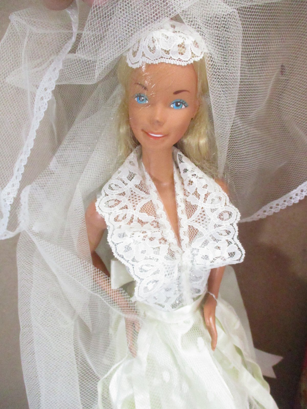 Robes De Mariée Barbie Superstar Vintage 1977 - Beautiful Bride Mattel #9907