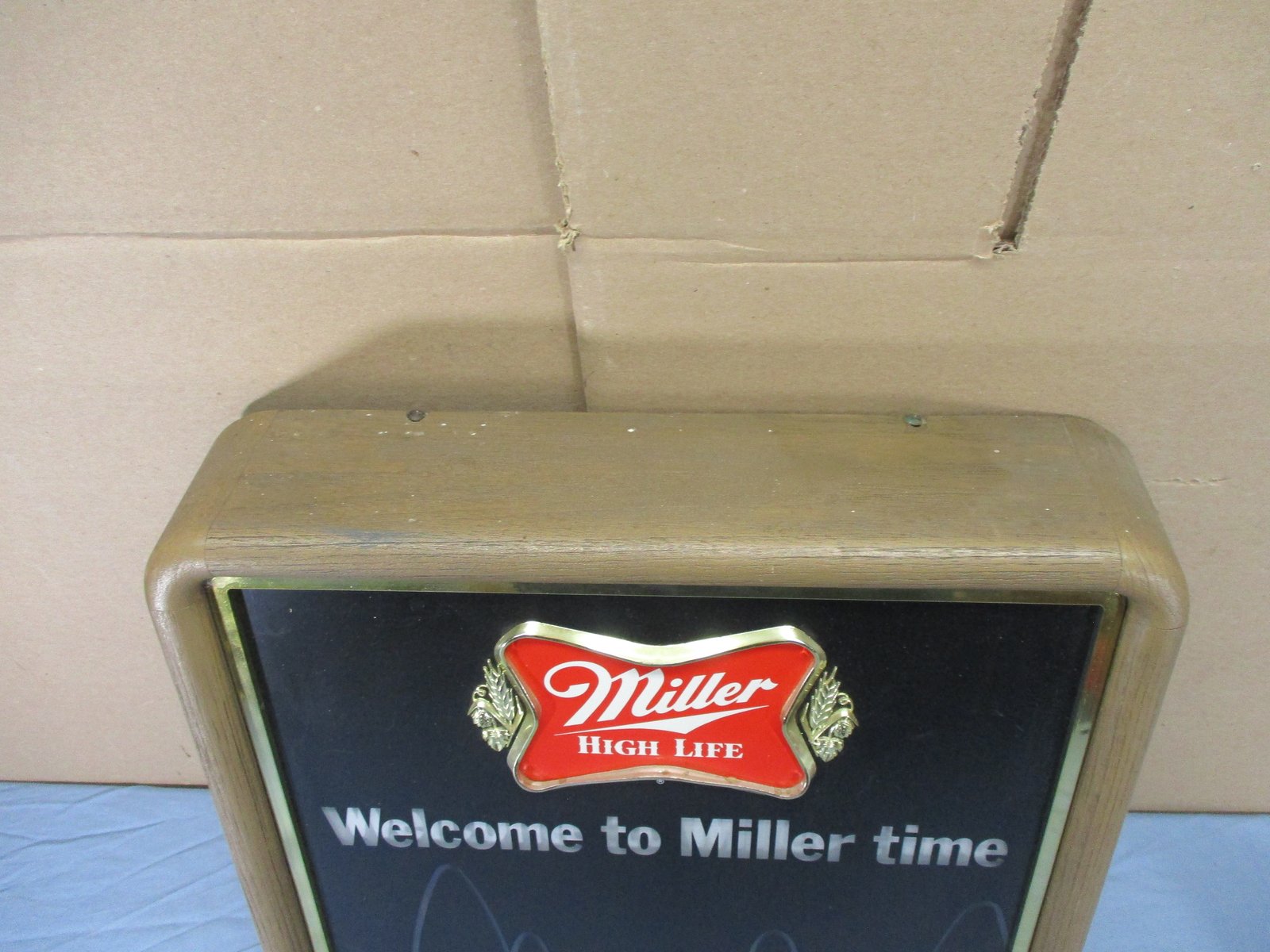 Vtg 1960s Miller High Life Beer Bouncing Ball Motion Lighted Bar