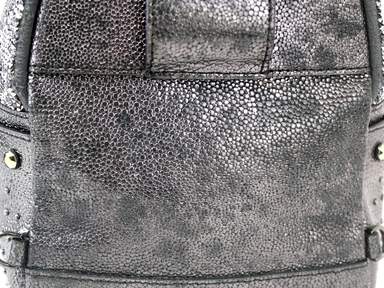 MCM Special Edition 021/050 Leather with Beads Dark Gray Backpack