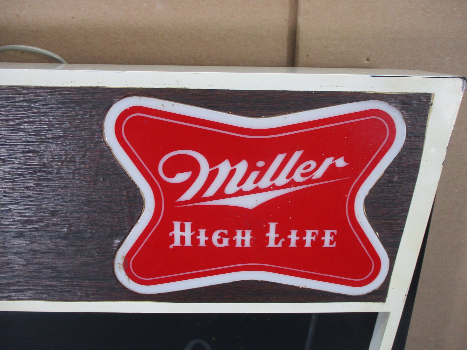 Vtg Miller High Life Motion Bouncing Ball Beer Sign Light for