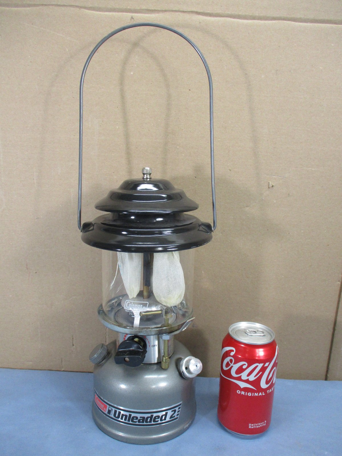 Coleman Unleaded Lantern ランタン 90年代 VTG 1989 Coleman Unleaded Gas 285 Two Mantle Camping Lantern w