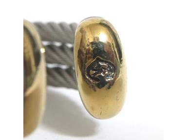 Auth Vintage Philippe Charriol Bangle Bracelet Stainless Steel