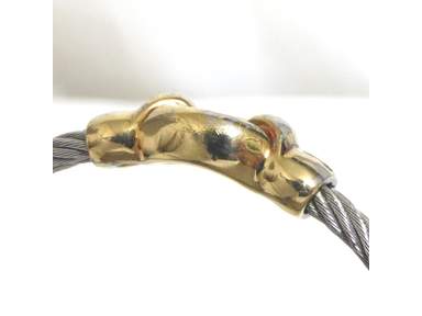 Auth Vintage Philippe Charriol Bangle Bracelet Stainless Steel