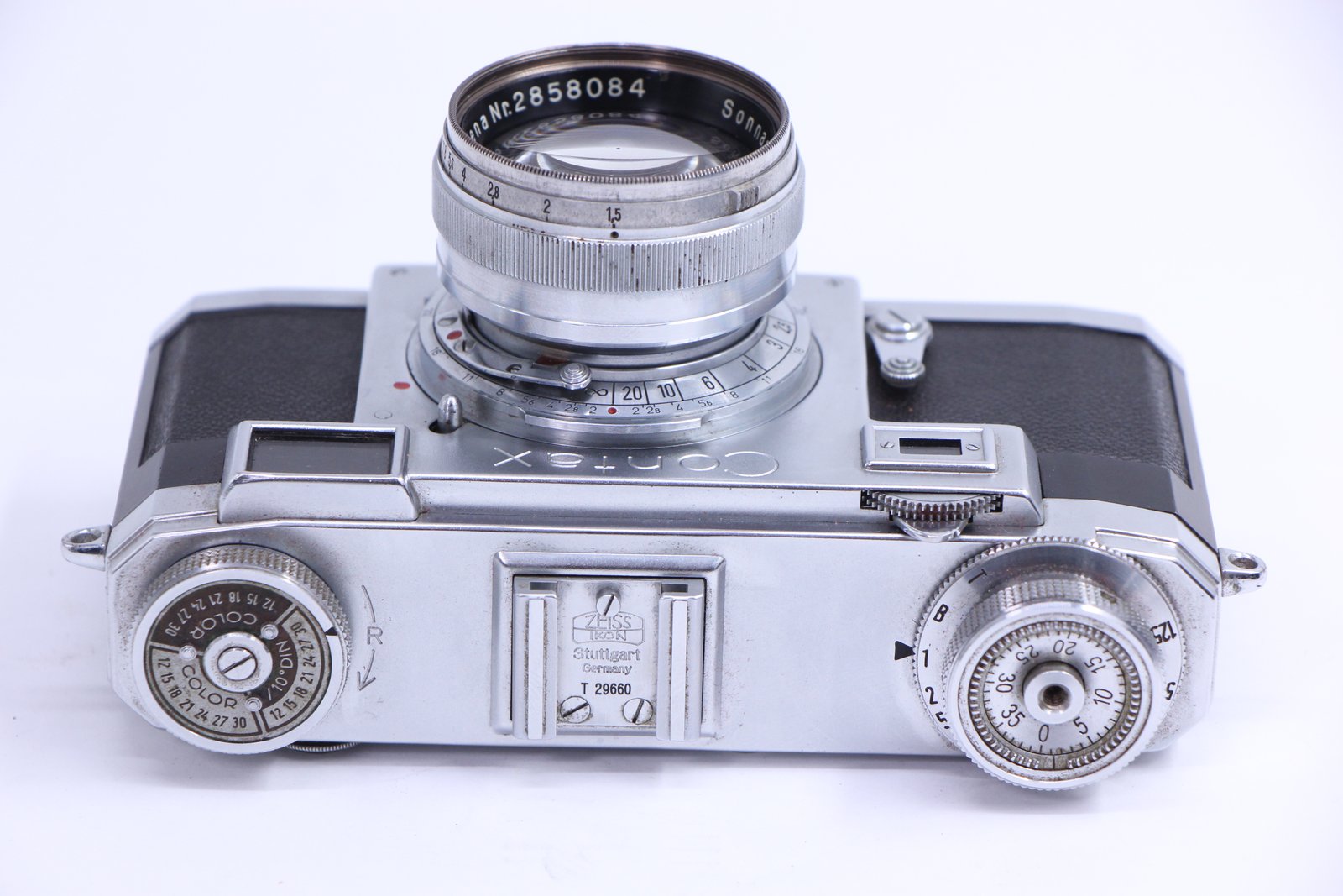 Zeiss Ikon Contax IIa Black Dial Sonnar 5cm f1.5 T 50mm