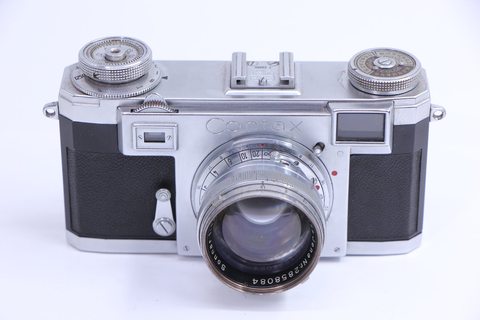 ZEISS IKON CONTAX IIa + Sonnar 50ｍｍ Zeiss Ikon Contax IIa Black Dial Sonnar 5cm f1.5 T 50mm