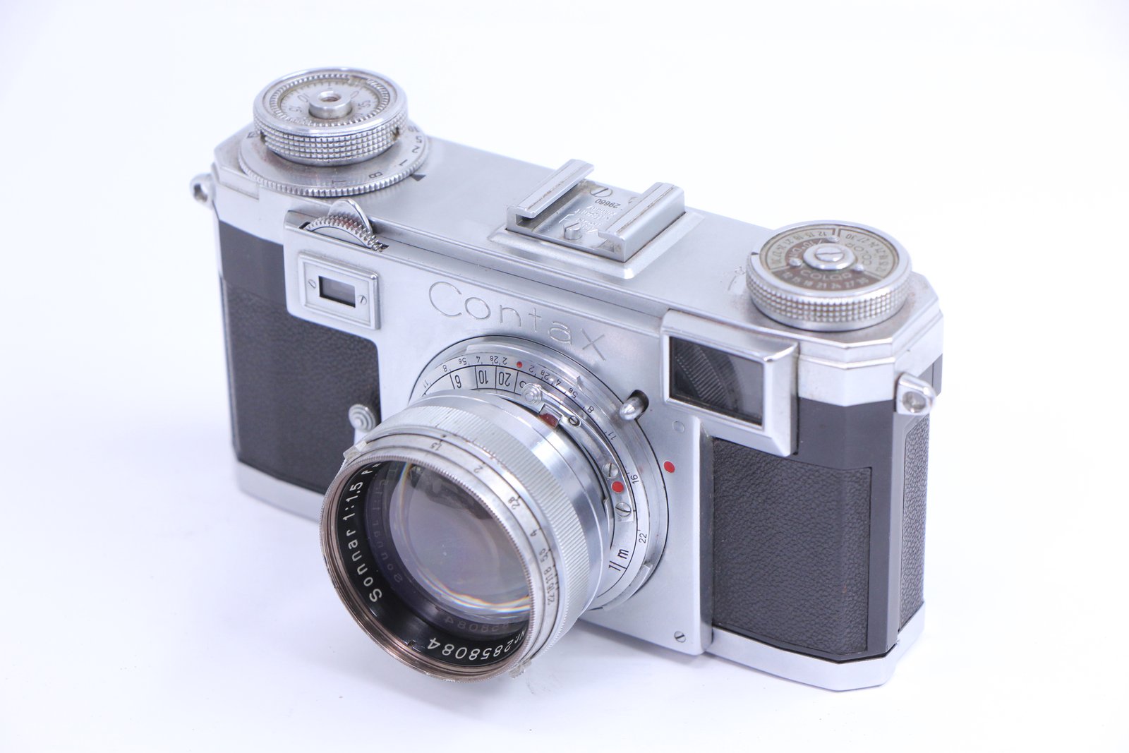 Zeiss Ikon Contax IIa Black Dial Sonnar 5cm f1.5 T 50mm