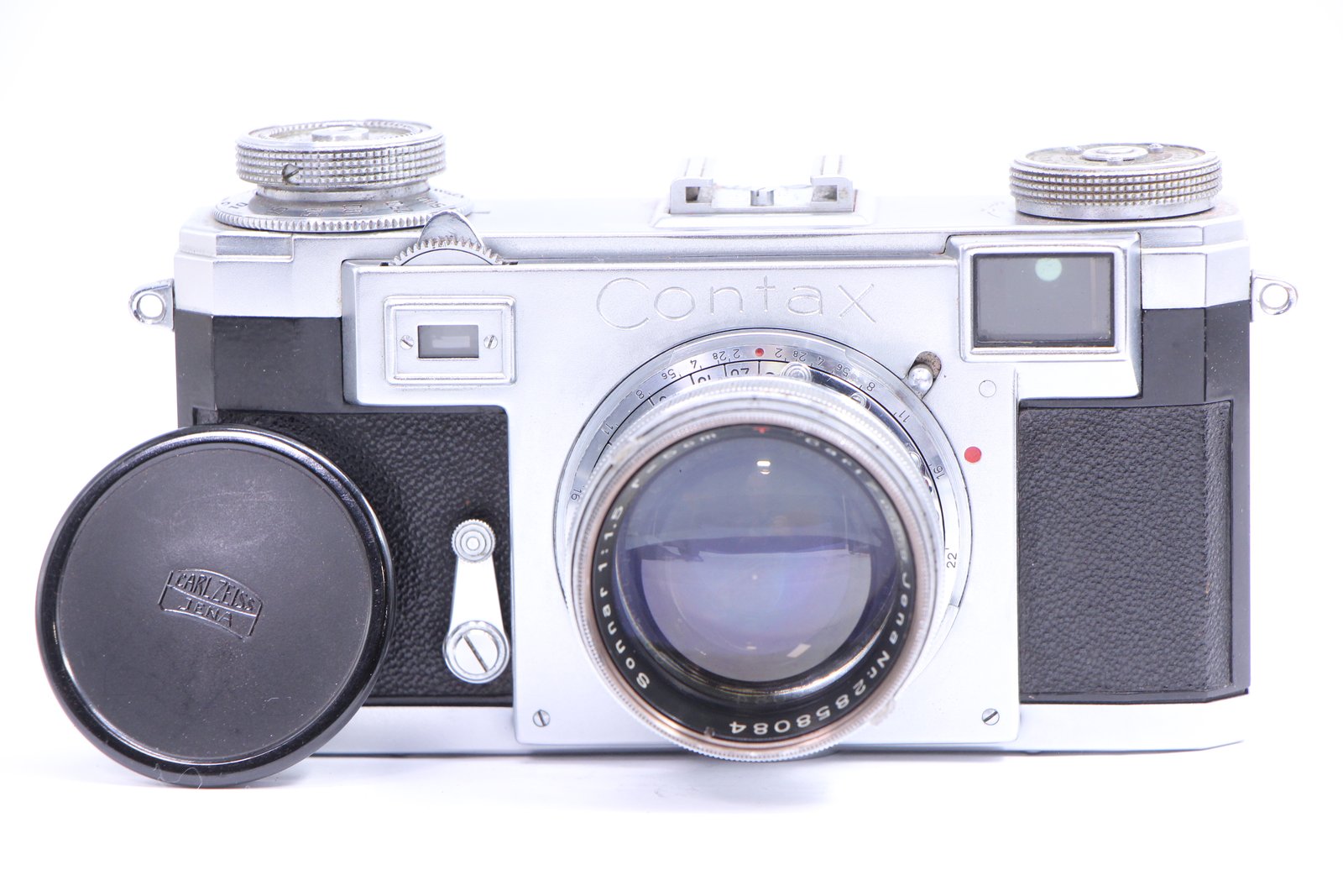 Zeiss Ikon Contax IIa Black Dial Sonnar 5cm f1.5 T 50mm