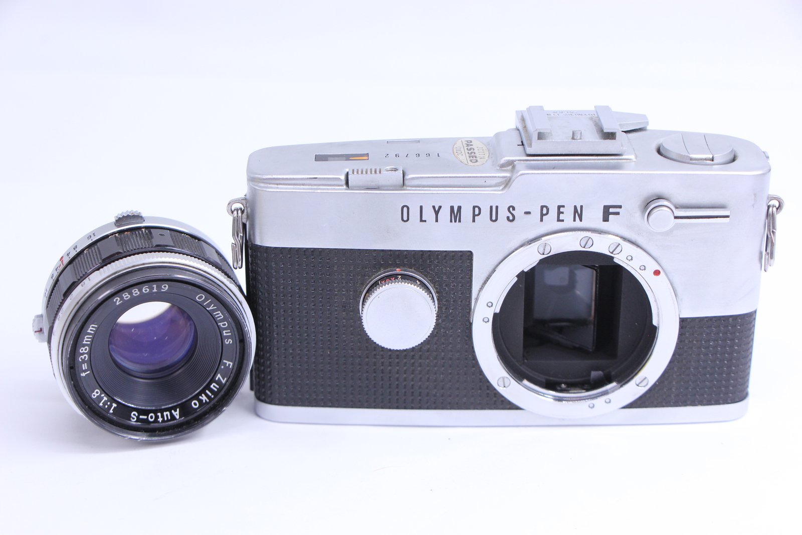 Olympus Pen F FT Half Frame Film Camera f. Zuiko 38mm f1.8 Auto-S