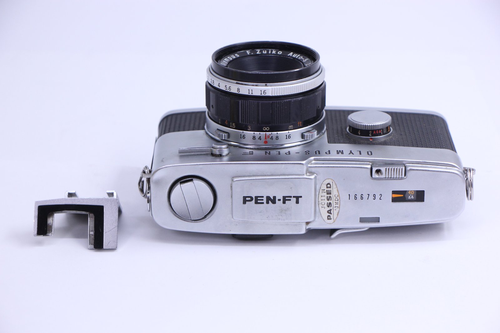 Olympus Pen F FT Half Frame Film Camera f. Zuiko 38mm f1.8 Auto-S